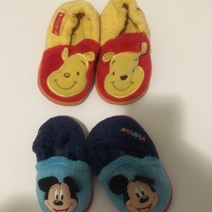 Lot of 2 Kids Bedroom slippers/slipons